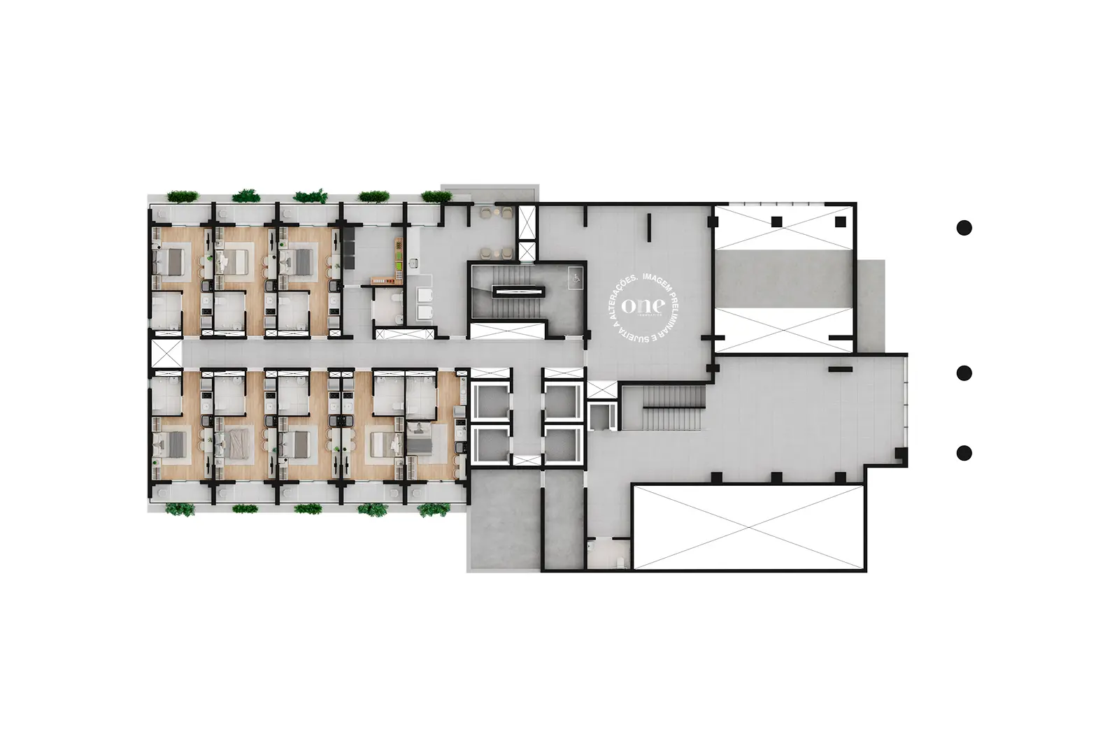 Implantação pavimento 1